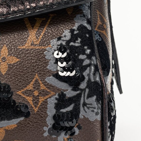 Louis Vuitton AW/10 Carrousel Monogram Fleur de Jais Sequined Velvet Handbag - Picture 8 of 15